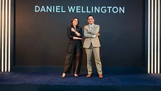 Sharvari (left) and Deepak Chhabra, managing director, Timex Group