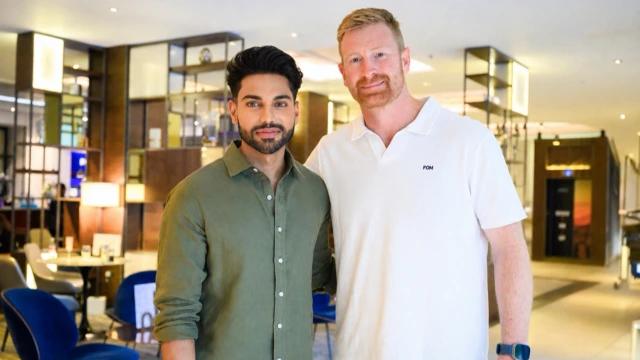 Krish Ramineni (left) and Henrich Klaasen