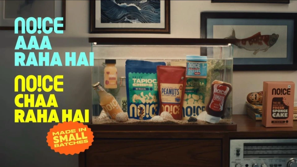 Screenshot from 'Noice aa raha hai. Noice chaa raha hai' campaign