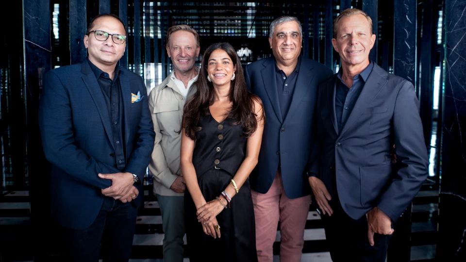 Left to Right: Rana Barua, Lionel Laval, Farah Khan, Sameer Tobaccowala and Christophe Pinguet