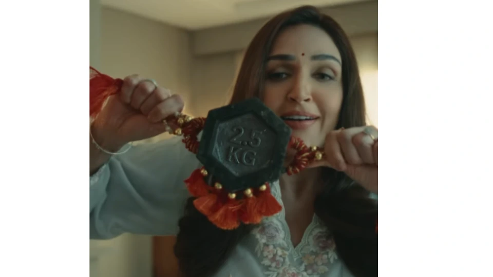 Esha Deol for Swiggy Instamart's 'Dhaai Kilo Ki Rakhi' campaign