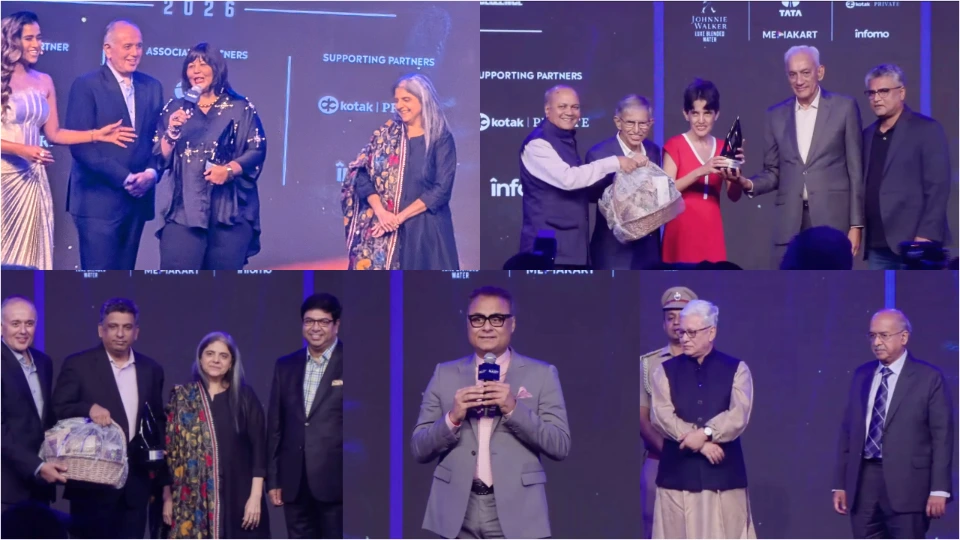 Clockwise from bottom left: Kartik Sharma, Babita Baruah, Tanya and Sam Balsara, Dilip Shanghvi, and Neeraj Roy