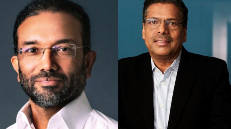 Sajith Sivanandan (left) and K Madhavan 