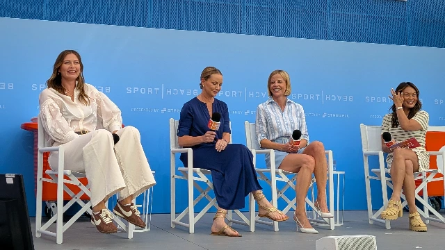 From left: Maria Sharapova, Jessica Stacey, Susie Wolff, Marissa Dacay