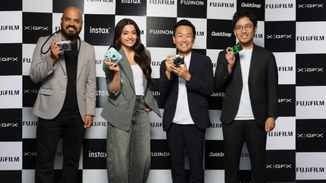 Fujifilm team with Rashmika Mandanna