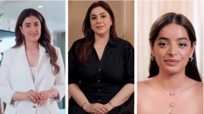 (L-R): Nupur Sanon, Guntas Basin, and Lisa Misra for Forvermark