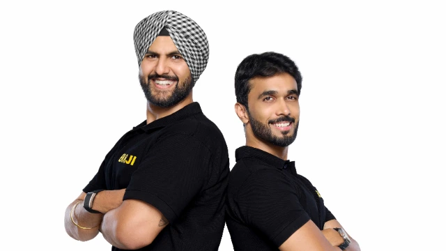 Abheet Singh Bagga (left) and  Chirag Barjatya