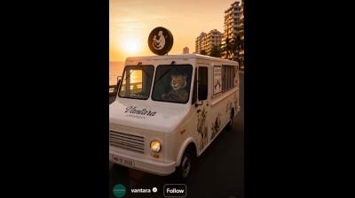 Screen grab of Vantara Creamery's AI-generated campaign