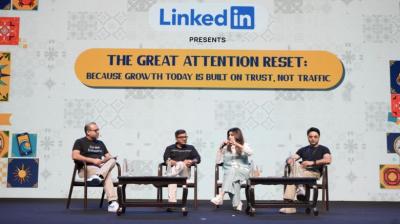 From left to right: Devajit Roy, Punit Dharamsi, Tuhina Pandey, and Jahid Ahmed
