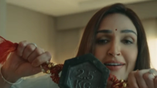 Esha Deol for Swiggy Instamart's 'Dhaai Kilo Ki Rakhi' campaign