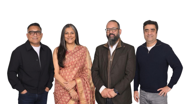 From left: Zach James, Nandita Lakshmanan, Girish Balachandran, and Rishi Seth