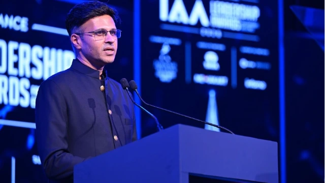 Abhishek Karnani at the IAA Leadership Awards