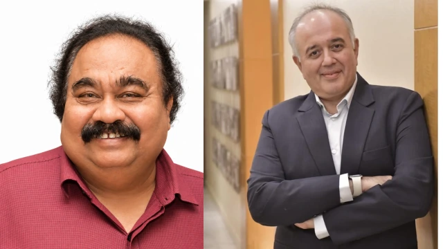 Sandeep Goyal (left) and Jaydeep Gandhi