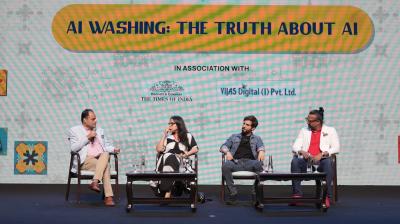 From left: Shubhranshu Singh, Smriti Mehra, Niraj Ruparel, and Gulrez Alam