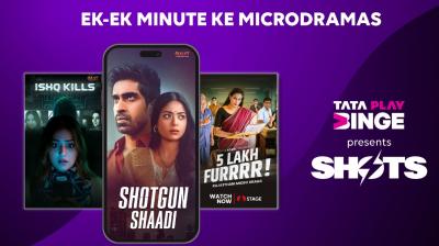 Shots will sit alongside a wide range of OTT platforms already available on Tata Play Binge.
