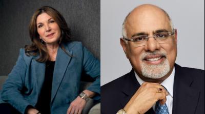Jill Kramer (left) and Raja Rajamannar
