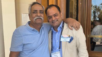 Piyush Pandey and Shubhranshu Singh at the Cannes Lions International Festival of Creativity 2025 Piyush Pandey and Shubhranshu Singh at the Cannes Lions International Festival of Creativity 2025